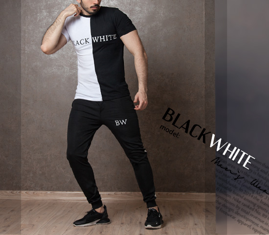 ست-تیشرت-و-شلوار-black-white