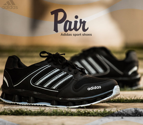 کفش-مردانه-Adidas-مدل-Pair-(مشکی-سفید)