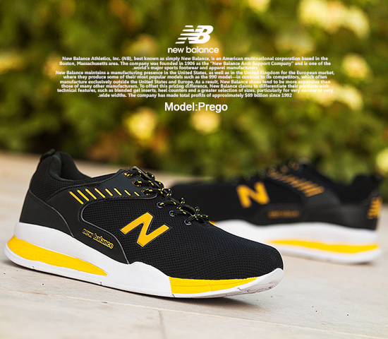 کفش-مردانه-New-balance-مدل-prego-(زرد)