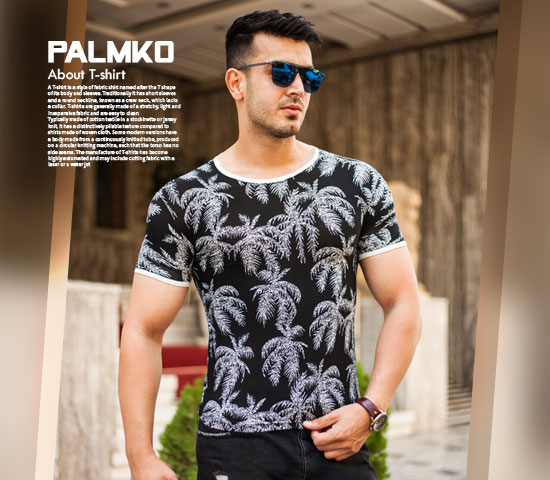 تیشرت-مردانه-هاوایی-مدل-Palmko
