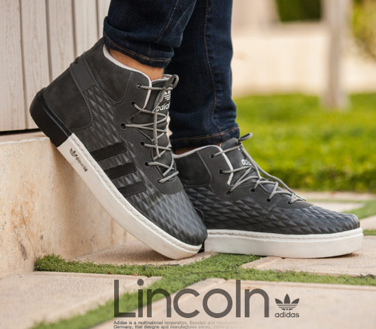 کفش-مردانه-adidas-مدل-Lincoln-(-طوسی-)