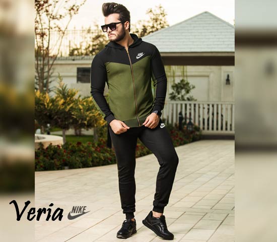 ست-سویشرت-وشلوار-مردانه-Nike-مدل-Veria(سبز)