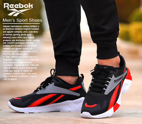 کفش-مردانه-reebok-مدل-hanz-(قرمز)