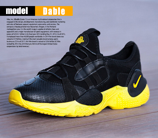 کفش-مردانه-Nike-مدل-Dable(مشکی-زرد)