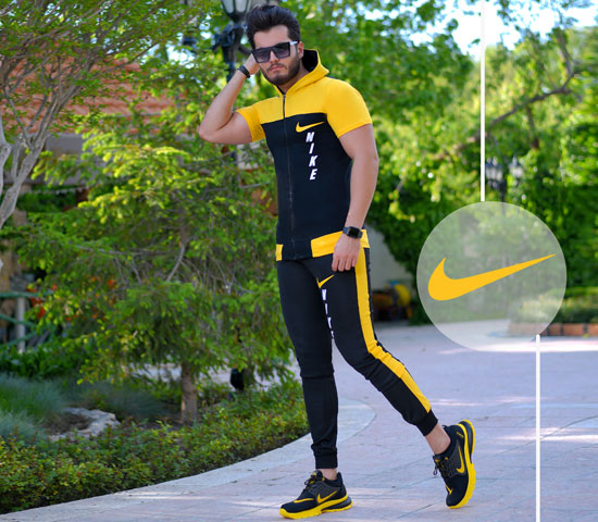 ست-تیشرت-وشلوار-مردانه-Nike-مدل-Magic-(زرد)