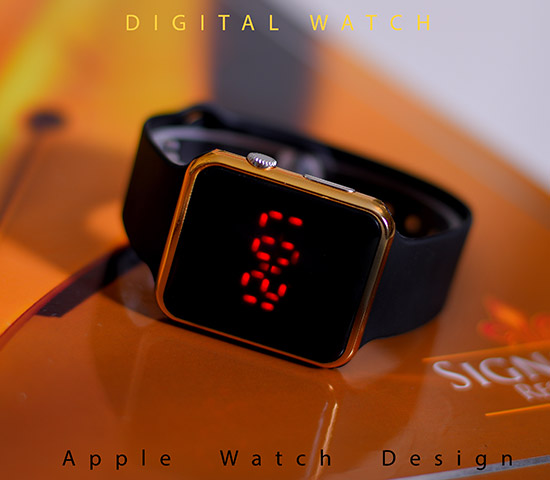 ساعت-مچی-LED-طرح-APPLE-WATCH