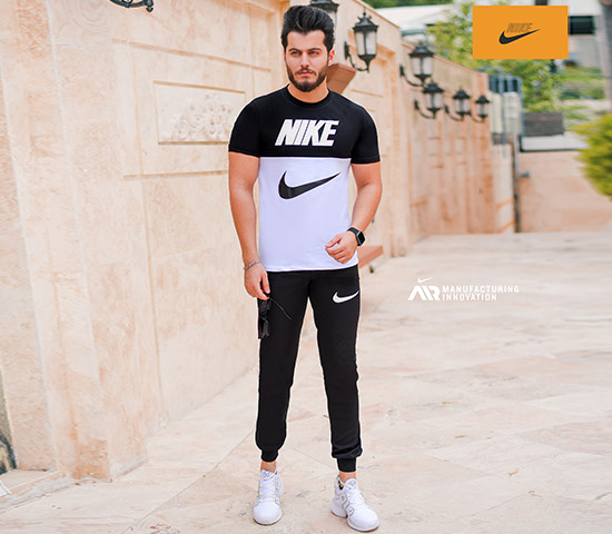 ست-تیشرت-وشلوار-Nike-مدل-Halako-(سفید)