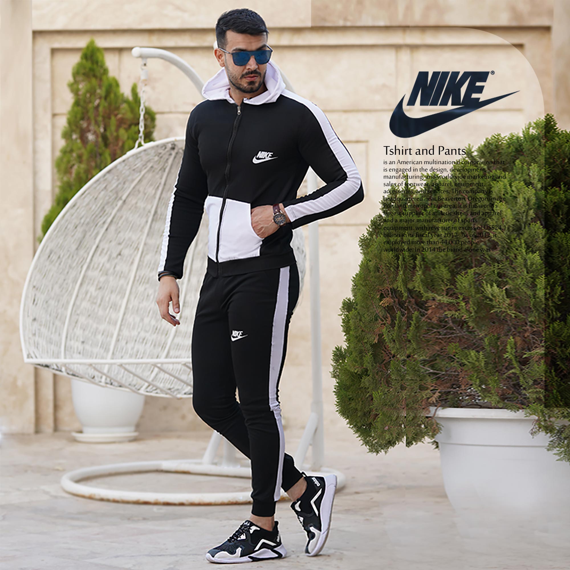 ست-سویشرت-وشلوار-Nike-مدل-Amanda