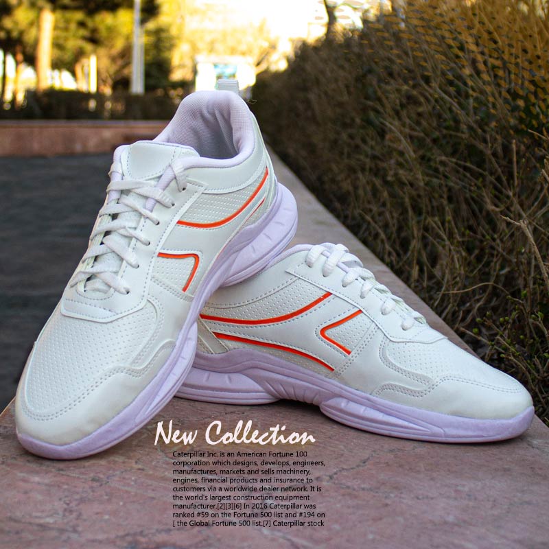 کفش-مردانه-مدل-Neon-(سفید-نارنجی)