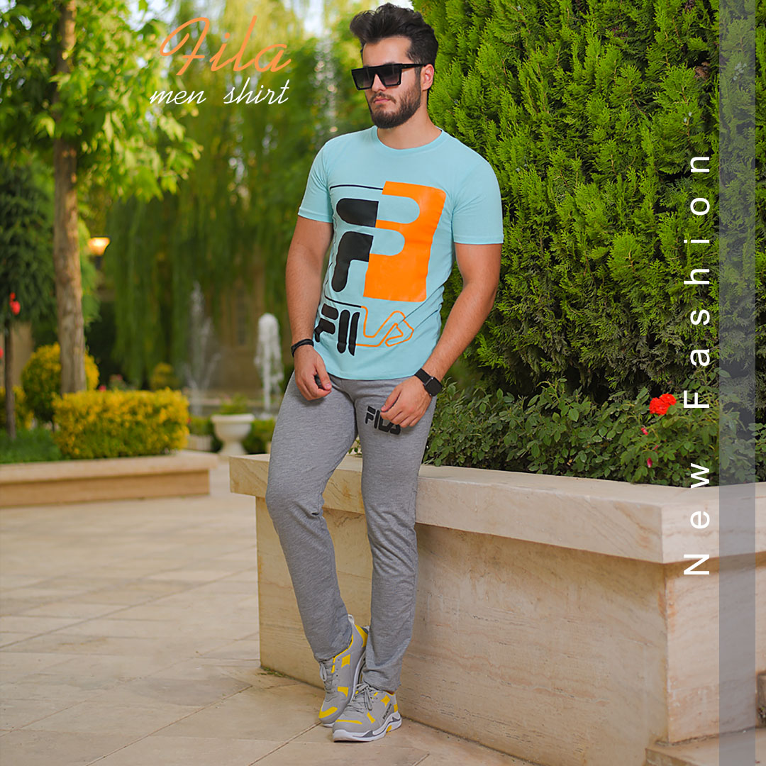 ست-تیشرت-و-شلوار-Fila-مدل-Castro-(آبی)