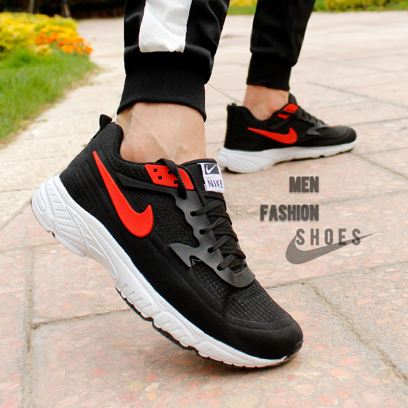 کفش-مردانه-Nike-مدل-Walid-(مشکی-قرمز)