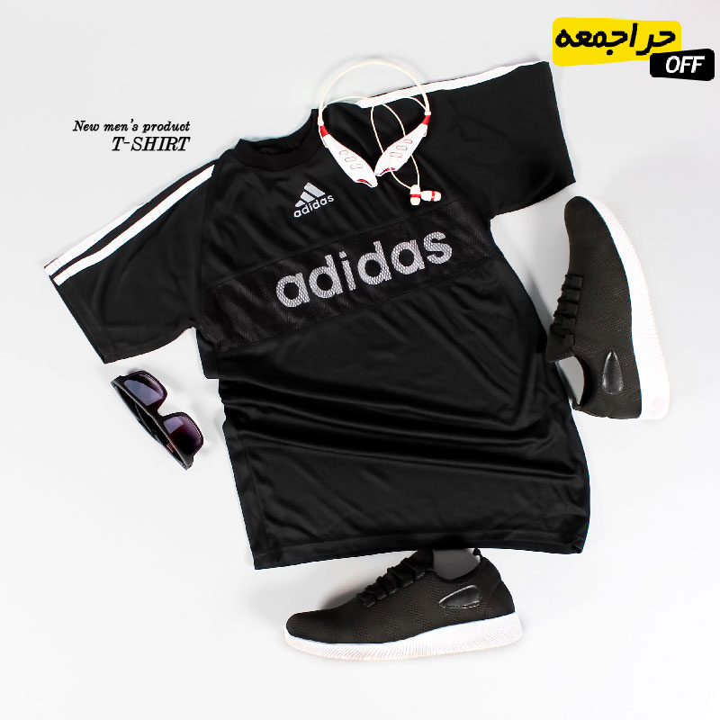 تیشرت-مردانه-مدل-adidas-Black