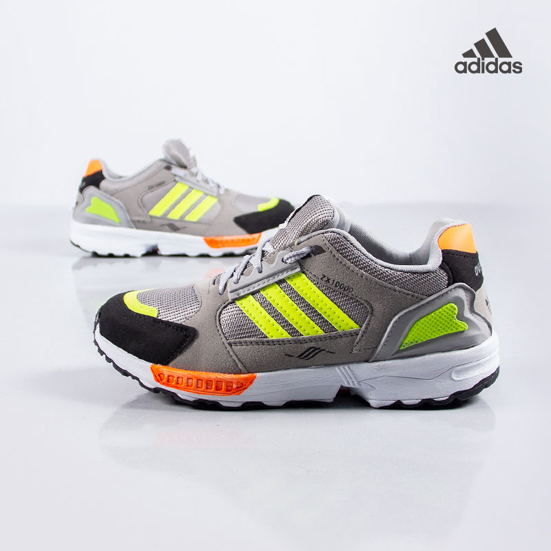 کفش-مردانه-adidasمدلZX(طوسی-سبز)