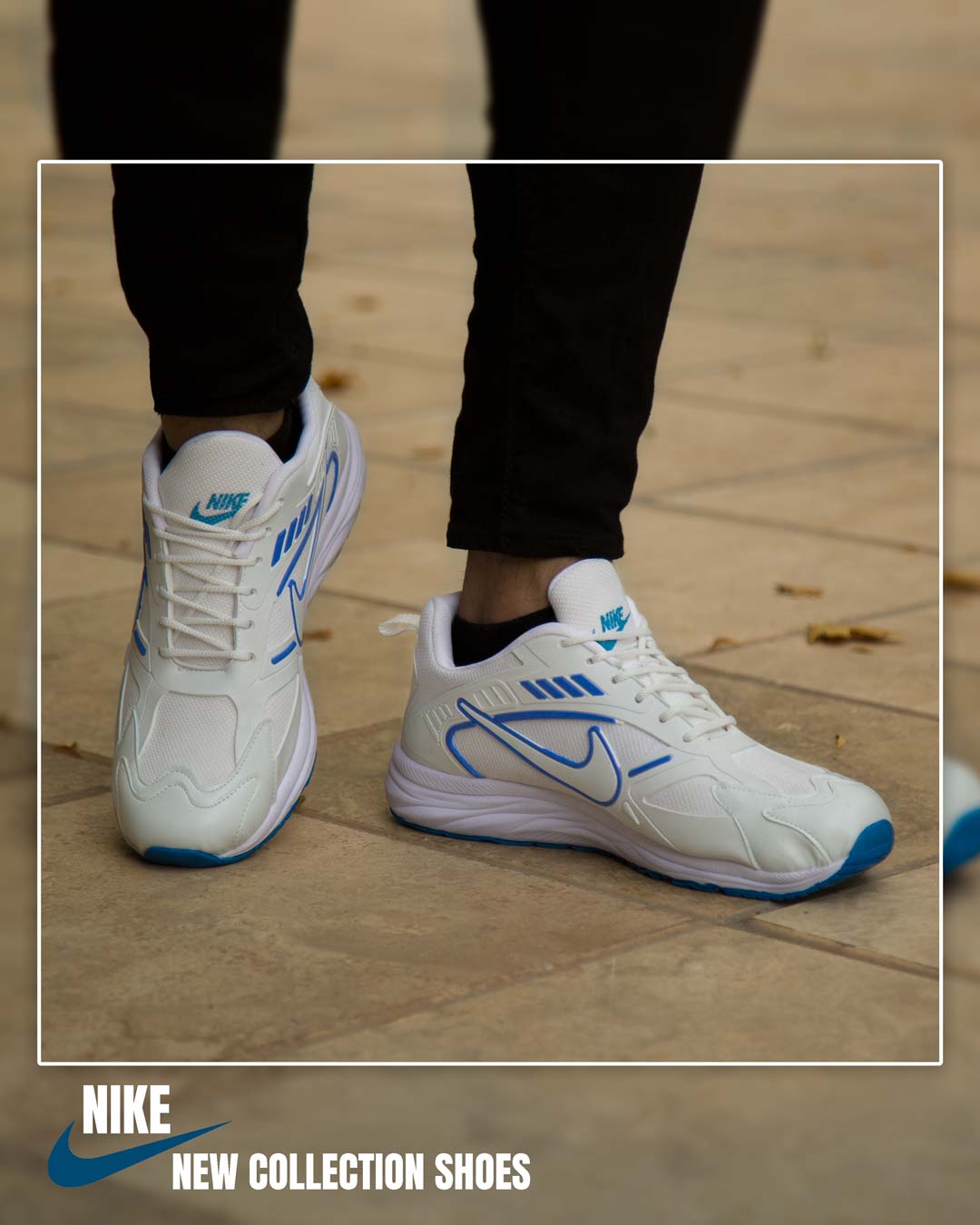 کفش-مردانه-NiKe-مدل-arkin-(سفید-آبی)