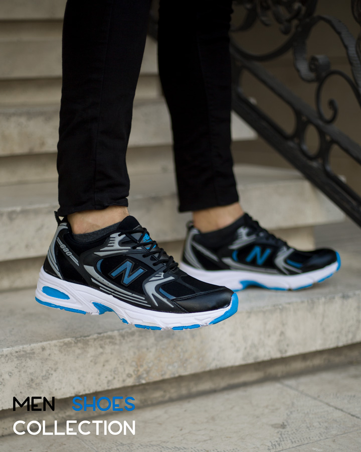 کفش-مردانه-new-balanc-مدل-ABZ(مشکی-آبی)