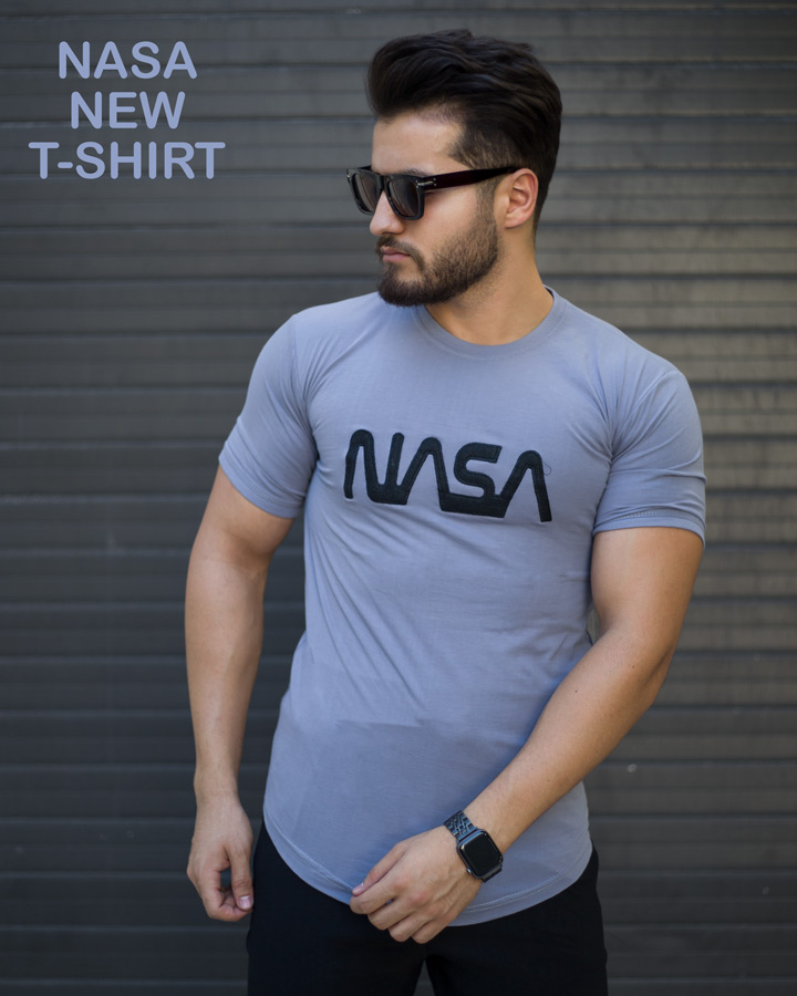 تیشرت-مردانه-مدل-NASA-(طوسی)