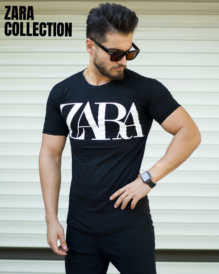 تیشرت-مردانه-مدل-ZARA-(مشکی)
