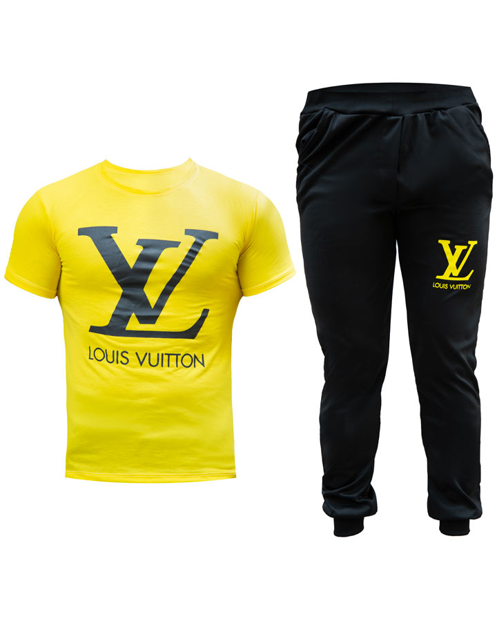 ست-تیشرت-و-شلوار-Louis-Vuitton-مدل-hayma-(زرد)
