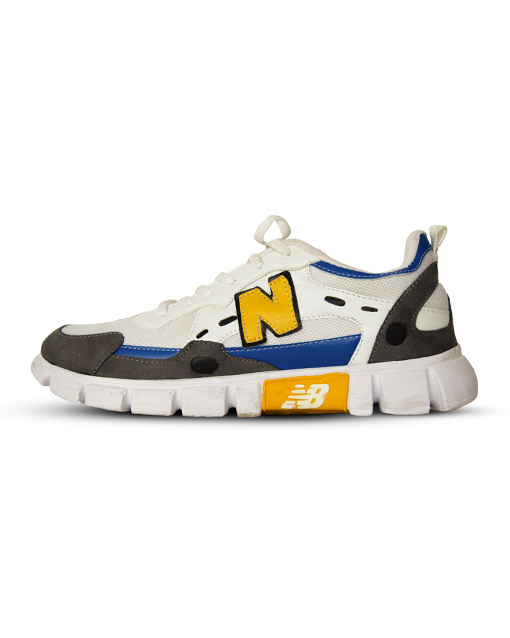 کفش-مردانه-مدل-NB-827-(سفید-آبی)
