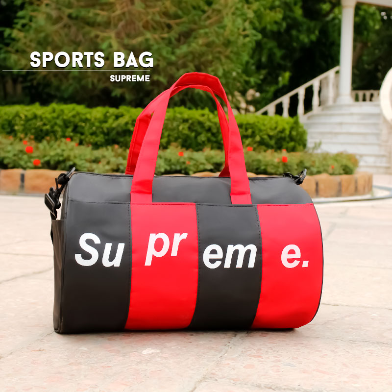 ساک ورزشی مدل Supreme (مشکی قرمز)