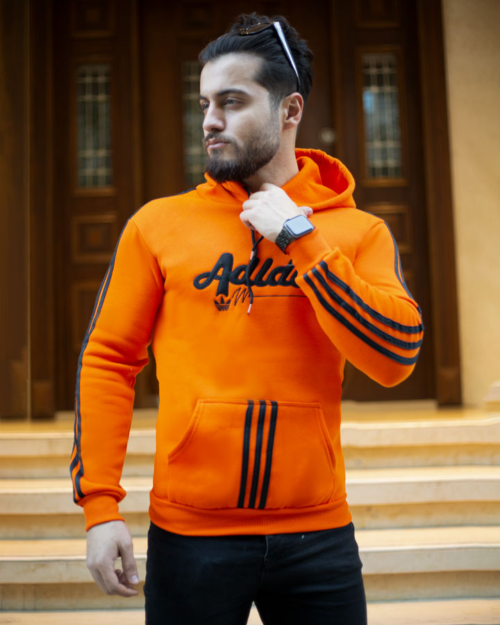 هودی مردانه Adidas مدل Modhim (نارنجی)